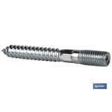 ESPARRAGO DOBLE ROSCA CINCADO HUELLA TORX M8X60