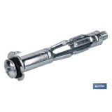 ANCLAJE METÁLICO PARA MATERIALES HUECOS MÁX. 42 MM TORNILLO M5 X 59 MM Ø10 MM Venta unitaria