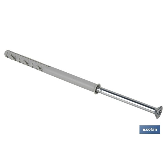 TACO LARGO DE GOLPE CON TORNILLO TORX Ø10 X 120 MM
