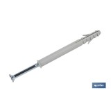 TACO LARGO DE GOLPE CON TORNILLO POZIDRIVE Ø10 X 135 MM