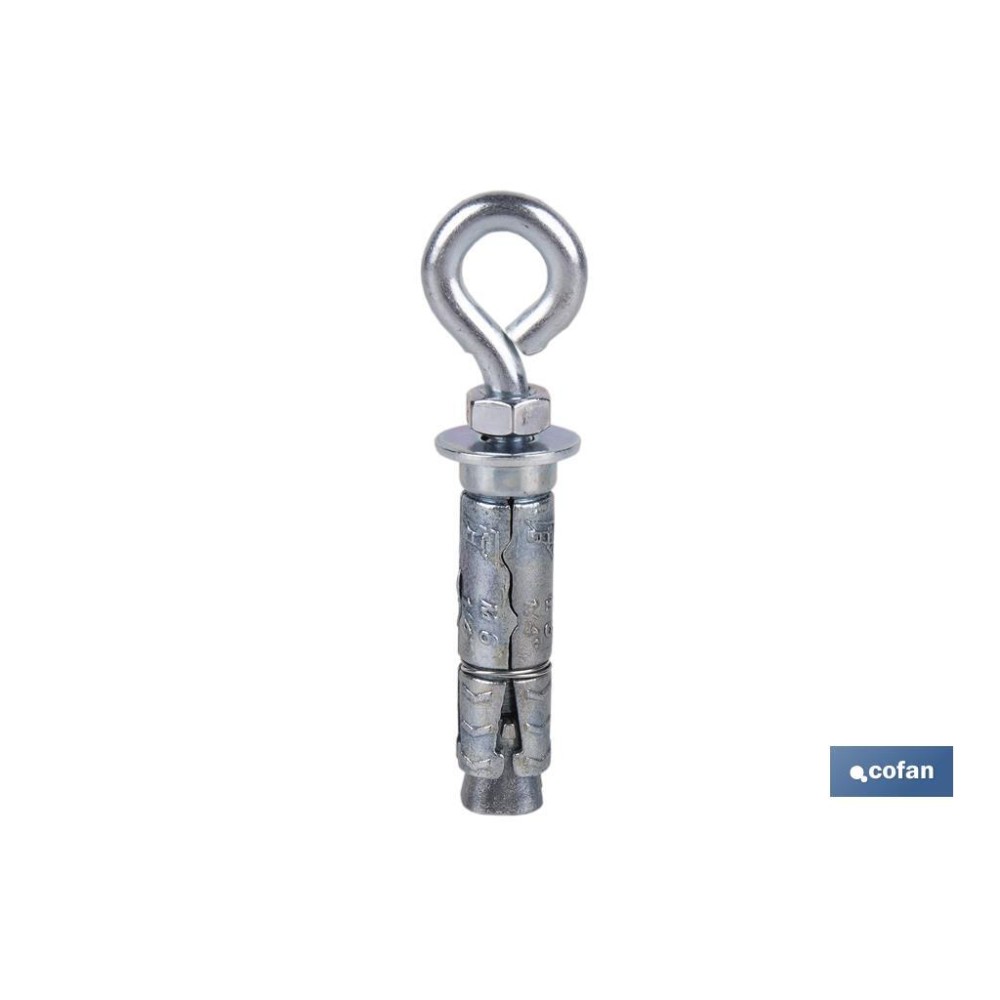 ANCLAJE ZAMAK HPM M10 X 56 CON ARGOLLA Venta unitaria