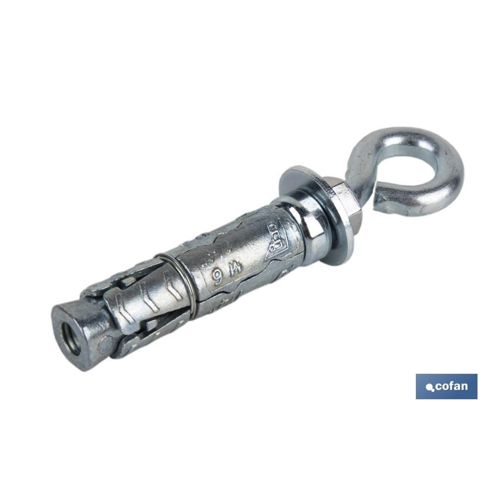 ANCLAJE ZAMAK HPM M10 X 56 CON ARGOLLA Venta unitaria