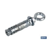 ANCLAJE ZAMAK HPM M10 X 56 CON ARGOLLA Venta unitaria