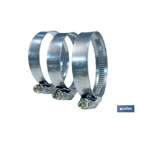 ABRAZADERA METÁLICA BANDA 12mm 25-40 Venta unitaria