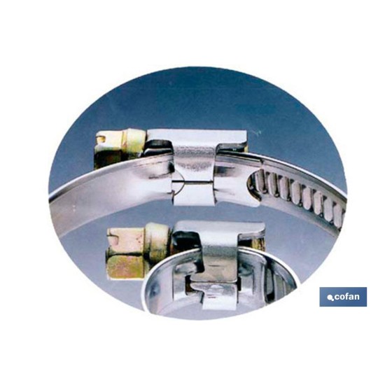 ABRAZADERA METÁLICA BANDA 12mm 25-40 Venta unitaria