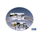 ABRAZADERA INOX A-2 BANDA 9mm  16-25