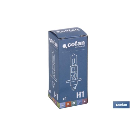 LÁMPARA HALÓGENA COFAN H1 (P14,5S) 12V 55W