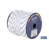 CUERDA TRENZADA POLI 8MM 50 MTS
