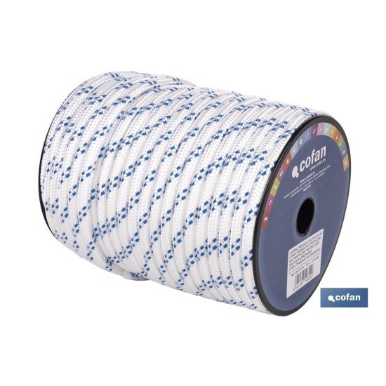 CUERDA TRENZADA POLI 10MM 50 MTS