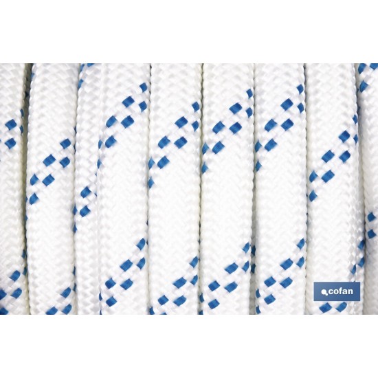 CUERDA TRENZADA POLI 16MM 25 MTS