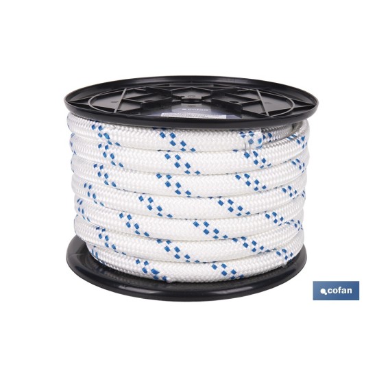 CUERDA TRENZADA POLI 20MM 15 MTS