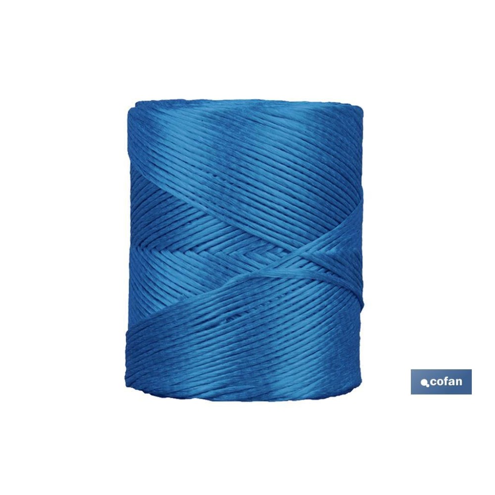 BOBINA HILO RAFIA/ 600 750 GRS AZUL