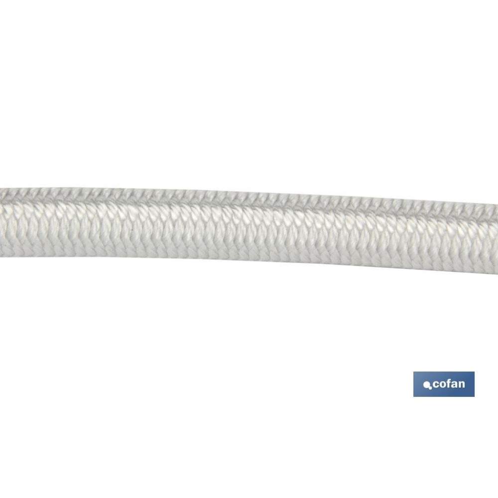 MADEJA CUERDA ELÁSTICA 10MM 10M BLANCO