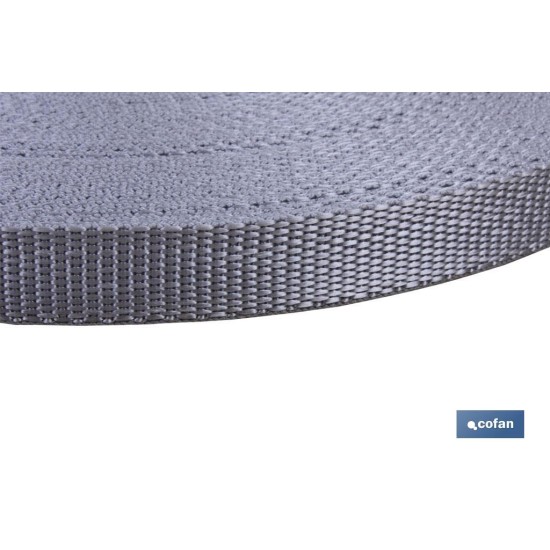 ROLLO CINTA PERSIANA  17MM X 50 M. GRIS
