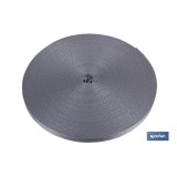 ROLLO CINTA PERSIANA  14MM X 50 M. GRIS