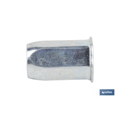 TUERCAS REMACHABLES HEXAGONAL CABEZA REDUCIDA ACERO M6