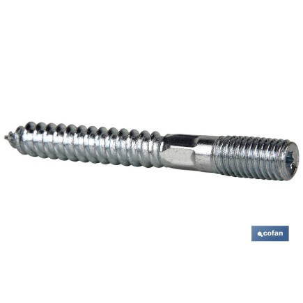 ESPARRAGO DOBLE ROSCA CINCADO HUELLA TORX M6X80