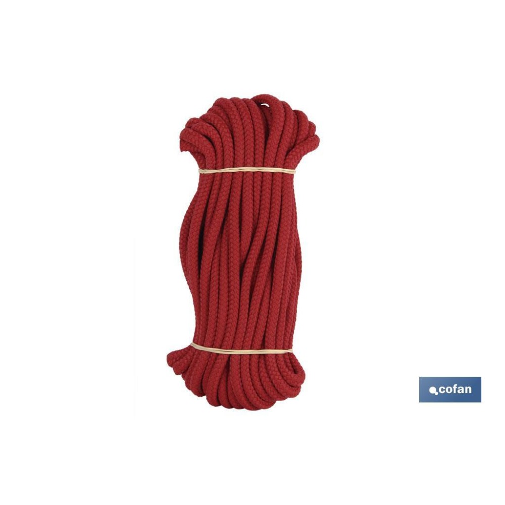 MADEJA CUERDA TRENZADA POLI 10MM 10M NEGRO