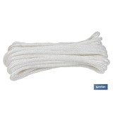 MADEJA CORDÓN POLIÉSTER REFORZADO 5 MM 5 M BLANCO