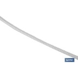 BOBINA CORDÓN POLIÉSTER REFORZADO 5 MM 25 M BLANCO