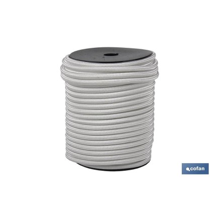 CUERDA ELASTICA (Látex 1ª) 12MM 25 M. BCO