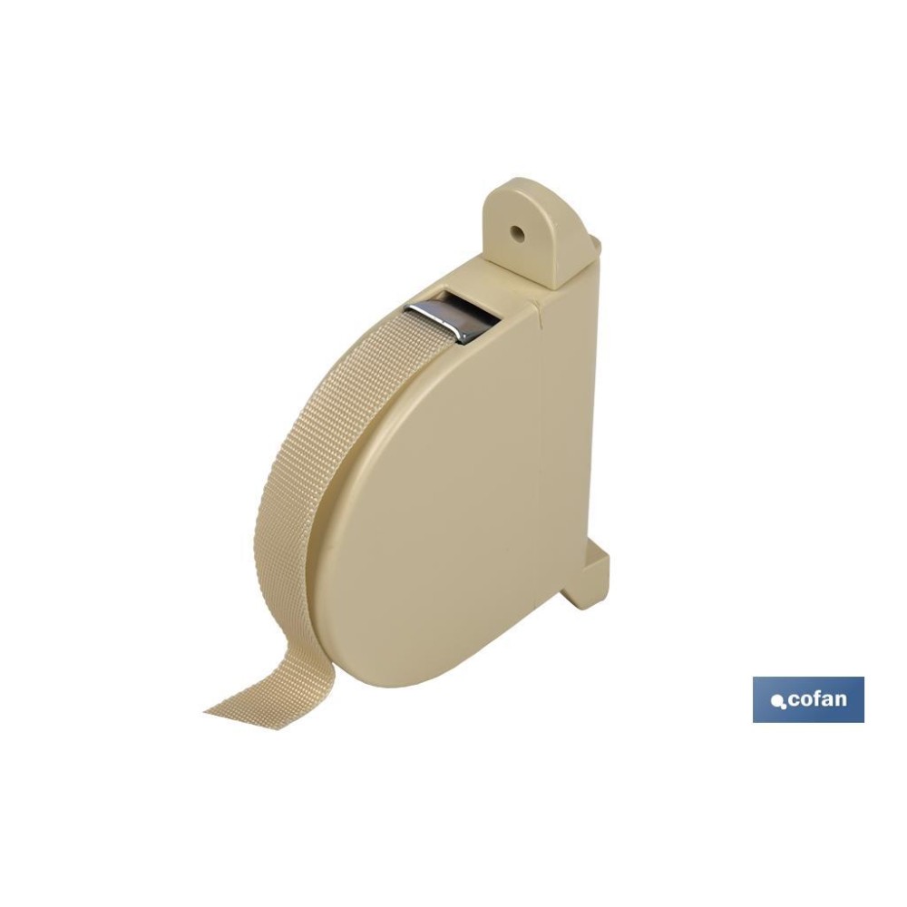 RECOGEDOR ABATIBLE PERSIANA MARFIL 6MX14 MM