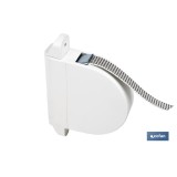 RECOGEDOR ABATIBLE PERSIANA BLANCO 6MX18 MM
