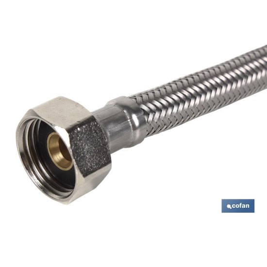 CONEXIÓN FLEXIBLE INOX H1/2- H1/2 20 CM.