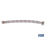 CONEXIÓN FLEXIBLE INOX PARA TERMO M1/2 - H3/4 30 CM.