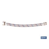 CONEXIÓN FLEXIBLE INOX PARA TERMO M1/2 - H3/4 30 CM.