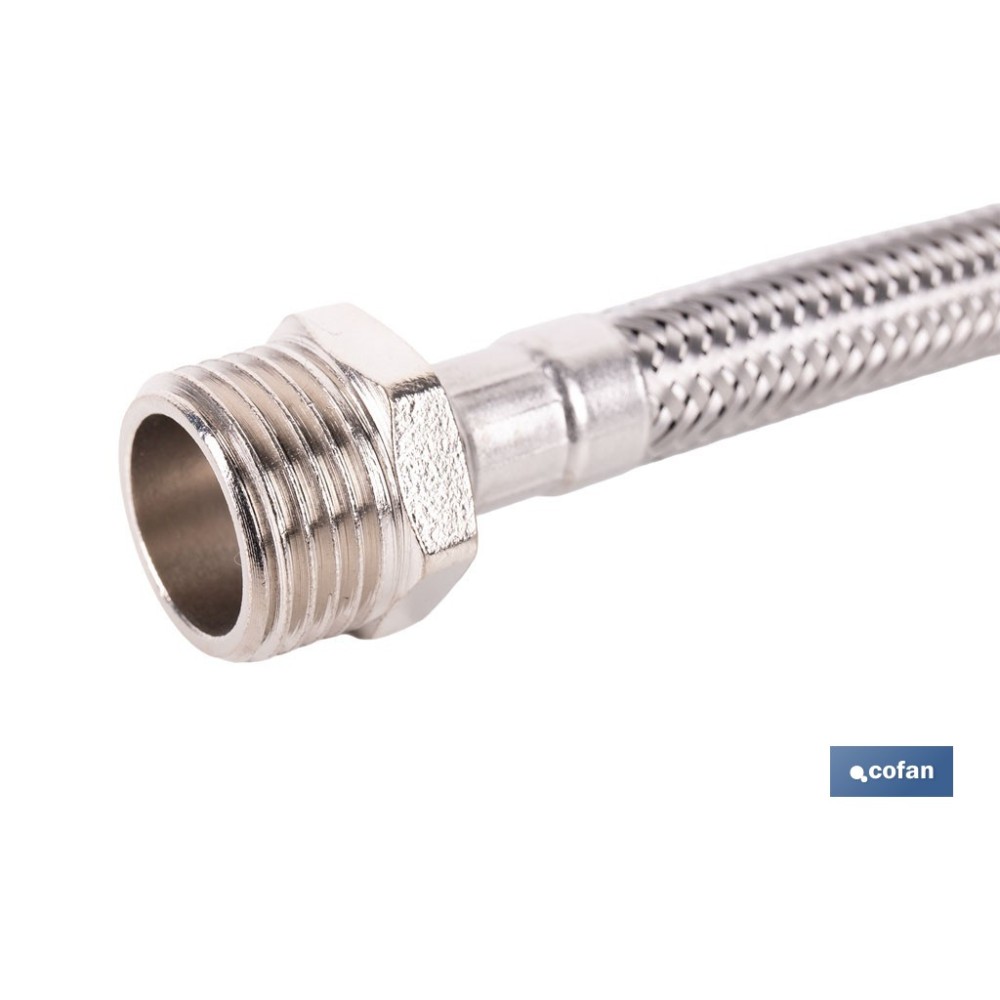 CONEXIÓN FLEXIBLE INOX. M1/2- H3/8 50 CM