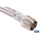 CONEXIÓN FLEXIBLE INOX. M3/8- H1/2 50 CM