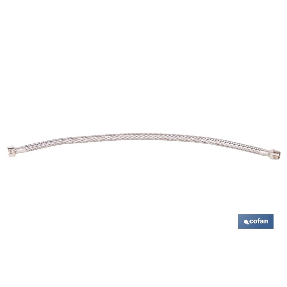 CONEXIÓN FLEXIBLE INOX. M3/8- H3/8 50 CM