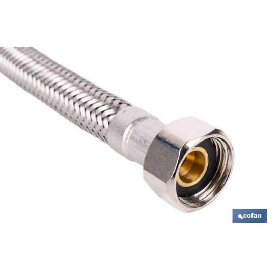 CONEXIÓN FLEXIBLE INOX. M3/8- H3/8 50 CM