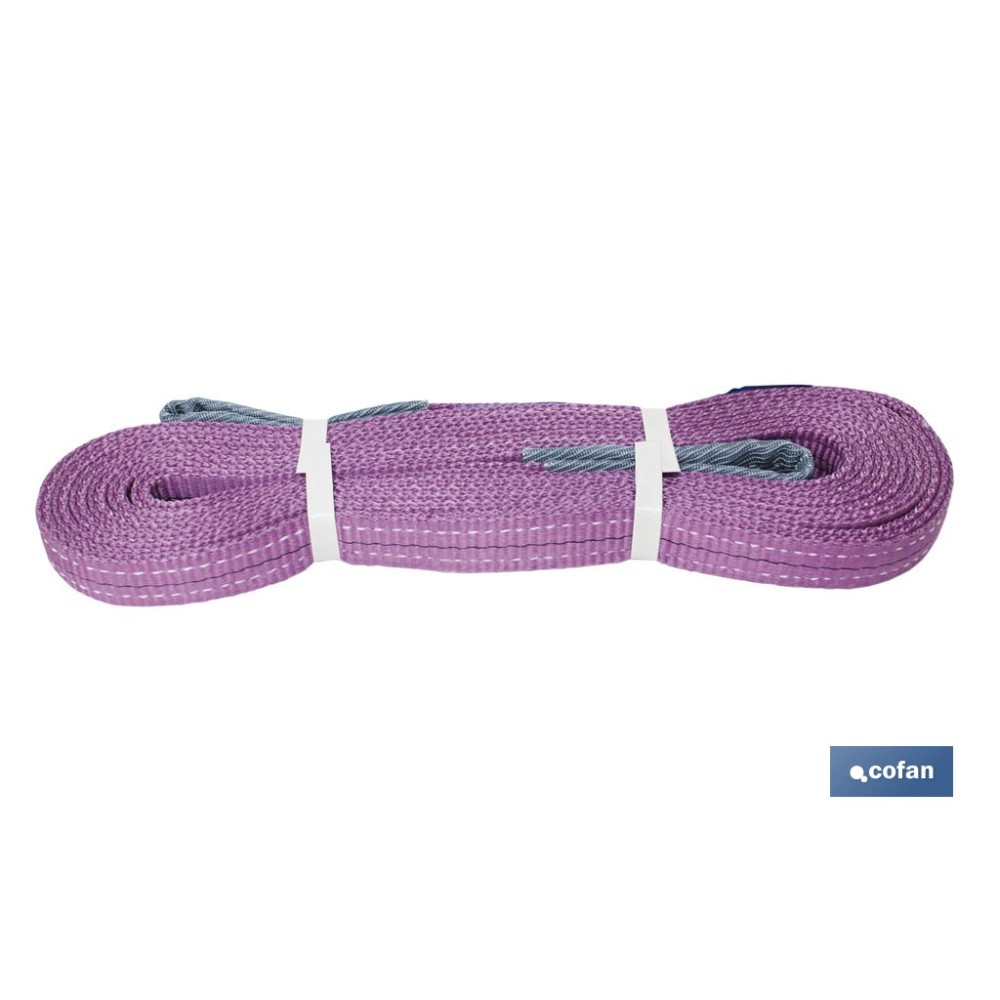 ESLINGA PLANA POLIESTER 1000KG X 4MTS