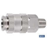 ENCHUFE RAPIDO UNIVERSAL MACHO 1/4""