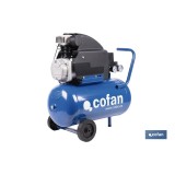 COMPRESOR LUBRICADO MODELO AUSTRO  230V 24L/2HP