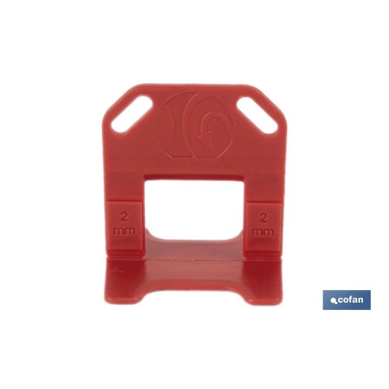 CLIP DE NIVELACIÓN 2,0 MM 300 UDS