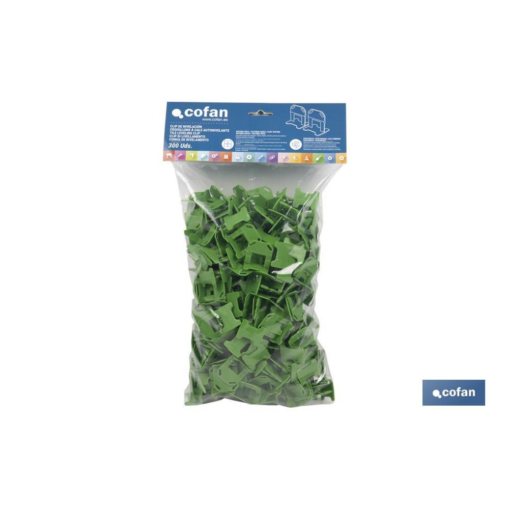 CLIP DE NIVELACIÓN 3,0 MM 300 UDS