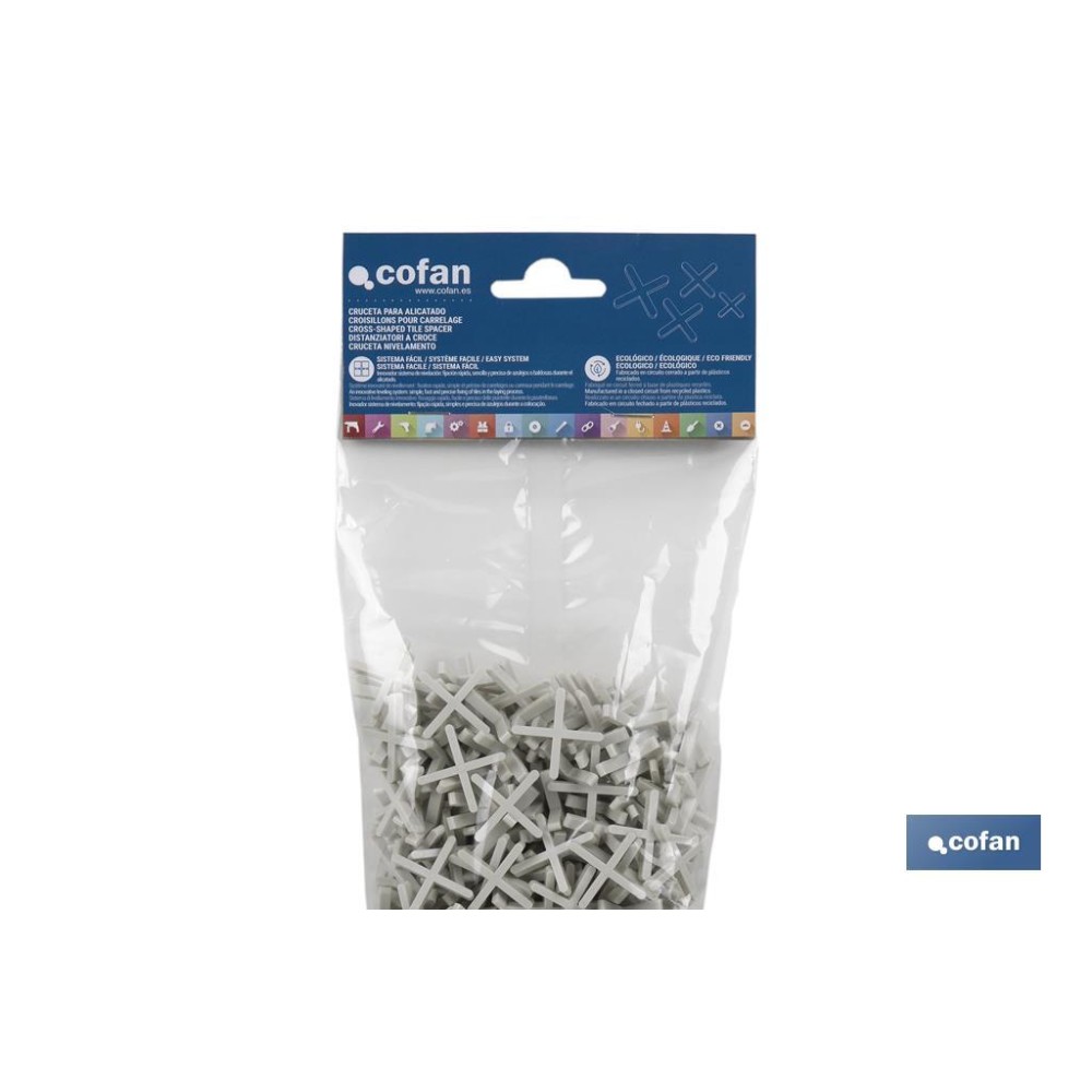 CRUCETA PARA ALICATADO 2,0 MM 300 UDS