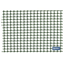 MALLA PLAST. CUADRADA JARDIN 5mm VERDE 1x25m