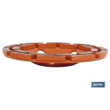 CORONA DOBLE PISTA MAMPOSTERIA 100mm - H22,2