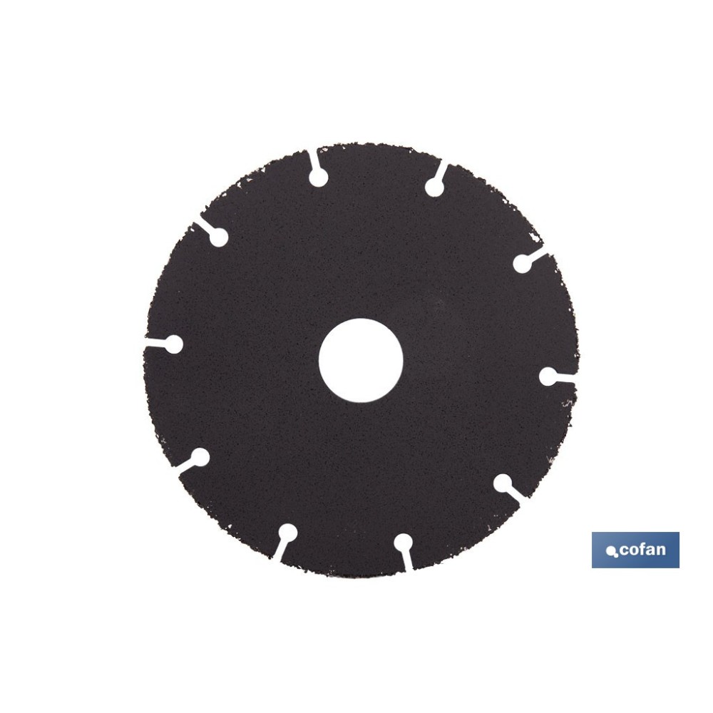 DISCO ESPECIAL DE CARBURO PARA MATERIALES BLANDOS Ø115X1 MM