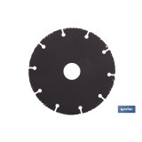DISCO ESPECIAL DE CARBURO PARA MATERIALES BLANDOS Ø115X1 MM