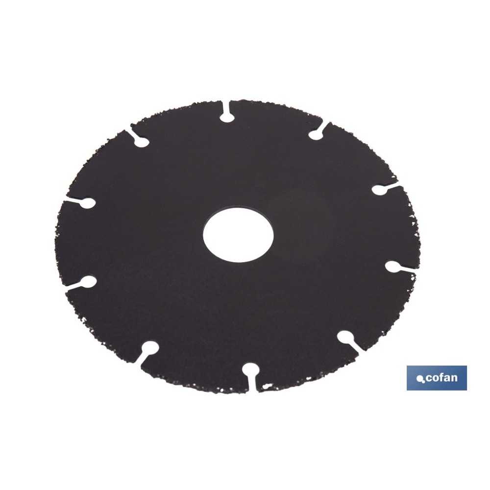 DISCO ESPECIAL DE CARBURO PARA MATERIALES BLANDOS Ø115X1 MM