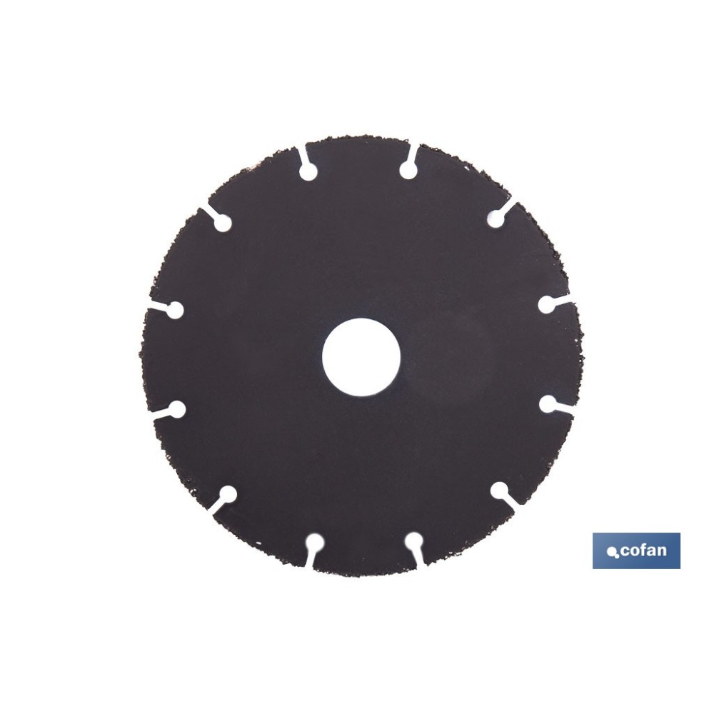 DISCO ESPECIAL DE CARBURO PARA MATERIALES BLANDOS Ø125X1 MM