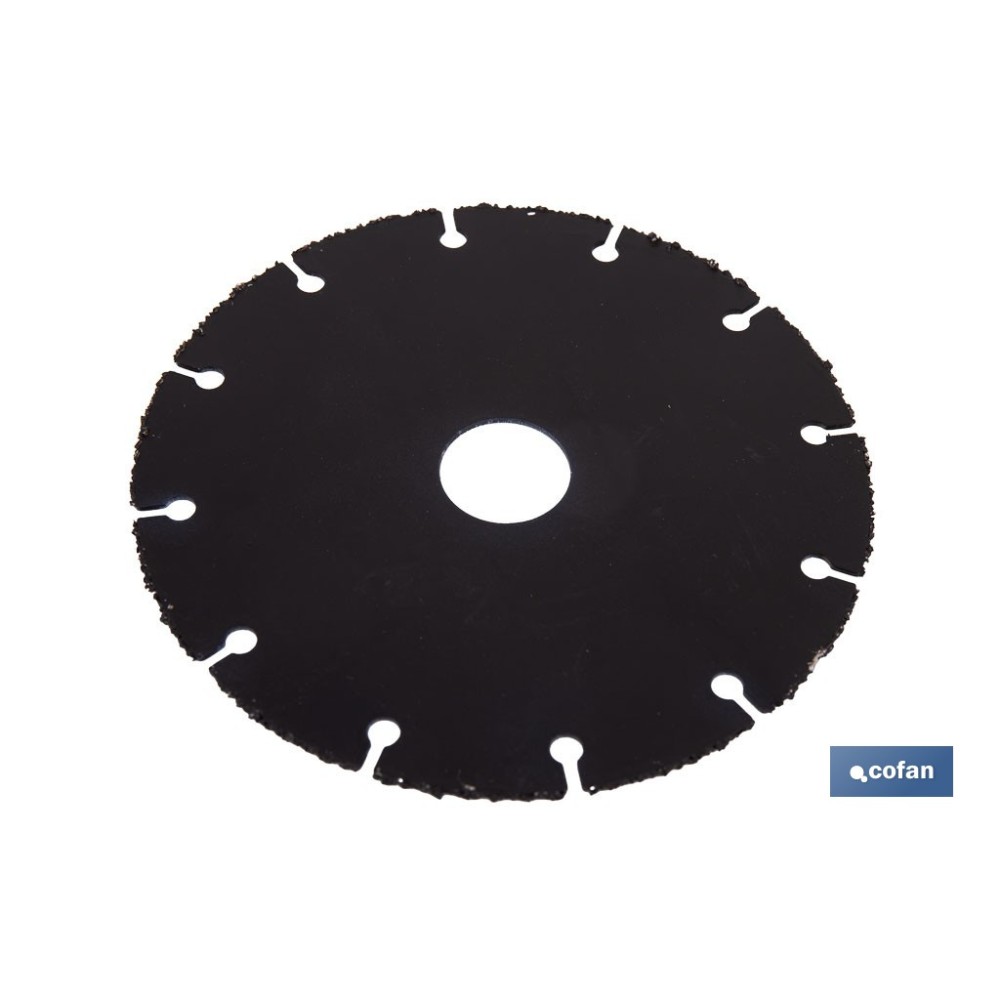 DISCO ESPECIAL DE CARBURO PARA MATERIALES BLANDOS Ø125X1 MM