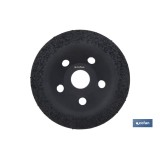 PLATO RECTIFICADOR CARBURO DE TUNGSTENO MULTIMATERIALES Ø115 X 22,23 GRANO MEDIO