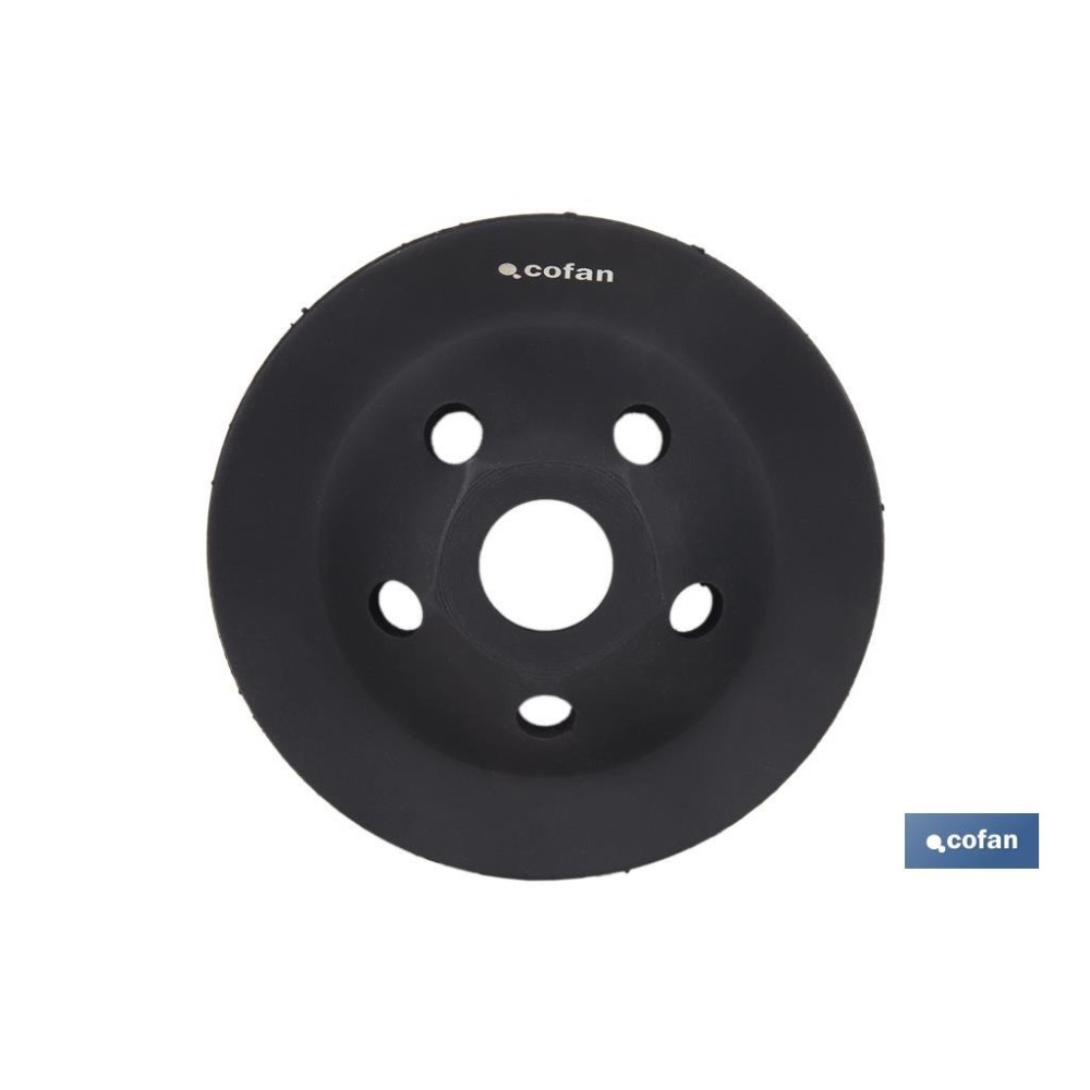 PLATO RECTIFICADOR CARBURO DE TUNGSTENO MULTIMATERIALES Ø115 X 22,23 GRANO MEDIO