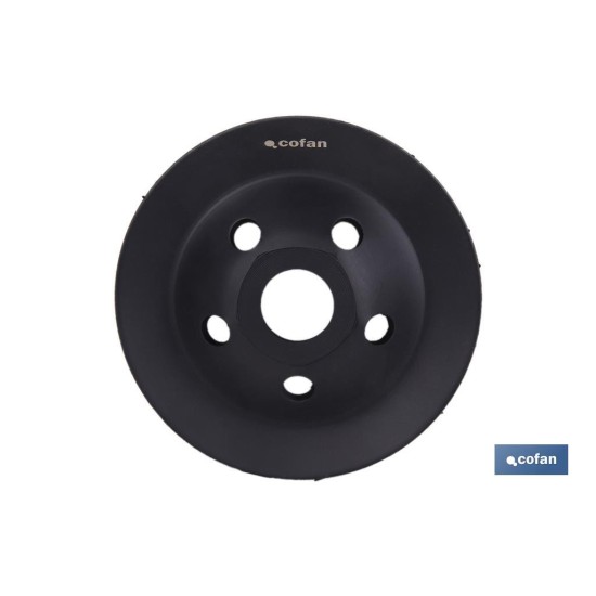 PLATO RECTIFICADOR CARBURO DE TUNGSTENO MULTIMATERIALES Ø115 X 22,23 GRANO GRUESO